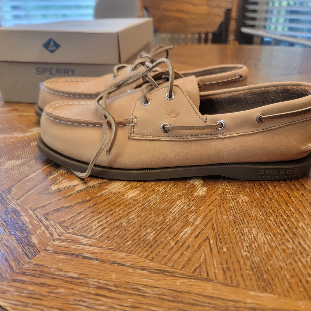 Sperry Kids Light Brown Dress Shoes